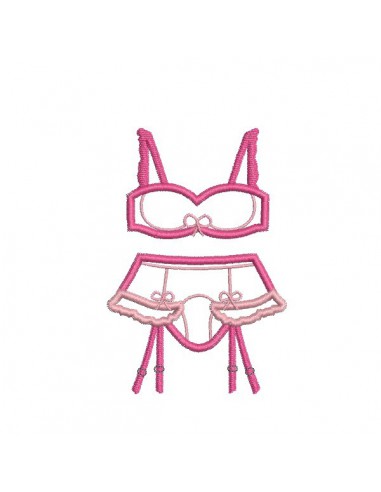 Instant download machine embroidery design underwear suspender belts