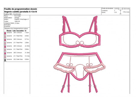 Instant download machine embroidery design underwear suspender belts