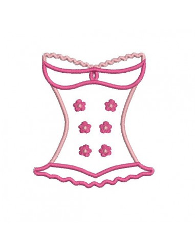 Instant download machine embroidery design underwear suspender belts applique