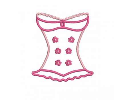 Instant download machine embroidery design underwear suspender belts applique