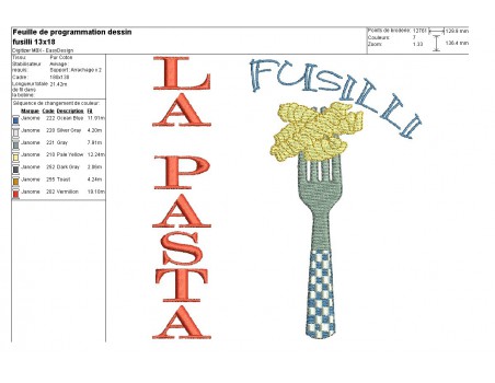 Instant download machine embroidery design bakery pastry