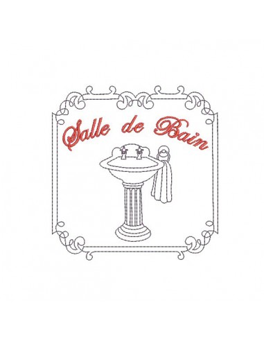 Instant download machine embroidery design perfumery