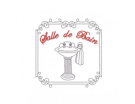 Instant download machine embroidery design perfumery