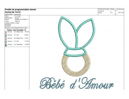 Instant download machine embroidery design rabbits