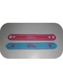 Motif de broderie machine bracelet coeur tout dans le cadre