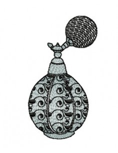 flacon de parfum n1  10x10 cm