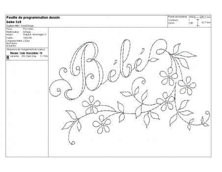 Instant download machine embroidery design Flower cluster