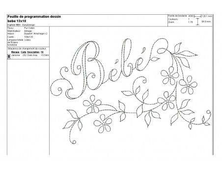 Instant download machine embroidery design Flower cluster