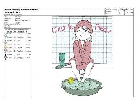 Instant download machine embroidery Hotel bath and spa