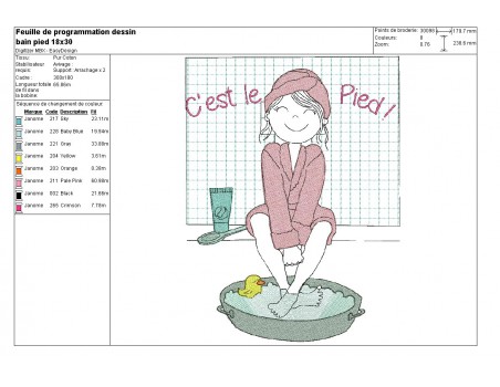 Instant download machine embroidery Hotel bath and spa