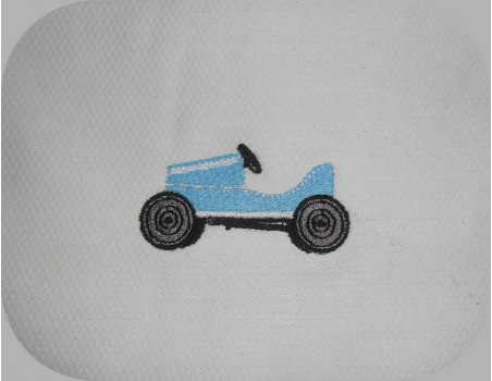 Instant download machine embroidery  Pedal car