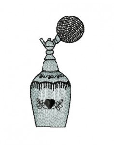 flacon de parfum n5  10x10 cm