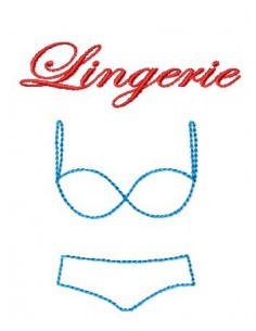 Lingerie 10x10cm