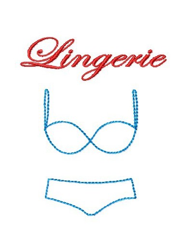 Lingerie 10x10cm