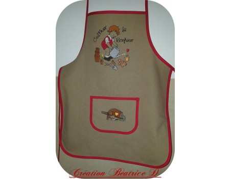 Motif de broderie machine petit jardinier