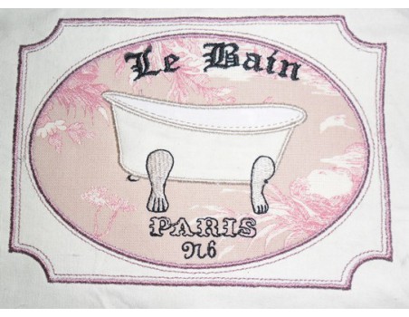 Baignoire ancienne  10x10 cm