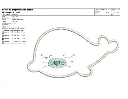 Instant download machine embroidery Mouse in a plane