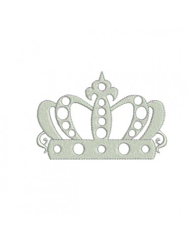 Instant download machine embroidery crown