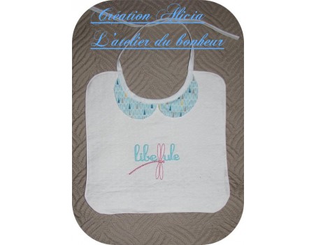 Motif de broderie machine Libellule