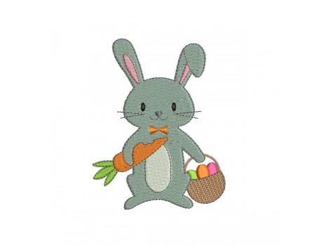 embroidery design easter bunny
