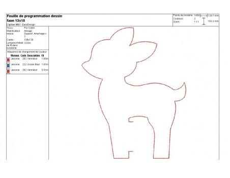 embroidery design bunny ITH