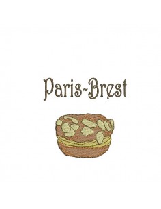 Instant download machine embroidery design Breton shortbread biscuits