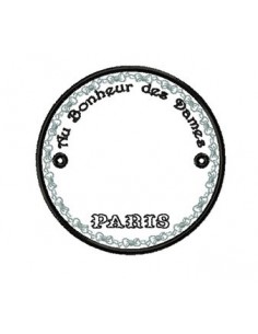 Médaillon Au bonheur des Dames  10x10 cm