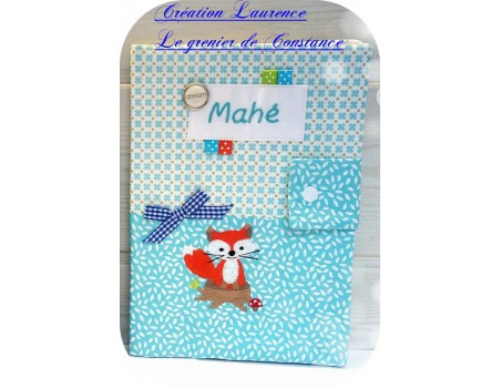 Motif de broderie machine petit renard