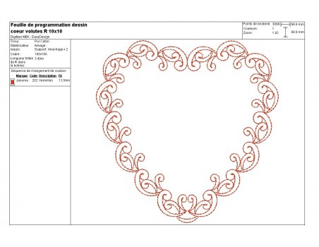 Instant download machine embroidery  heart