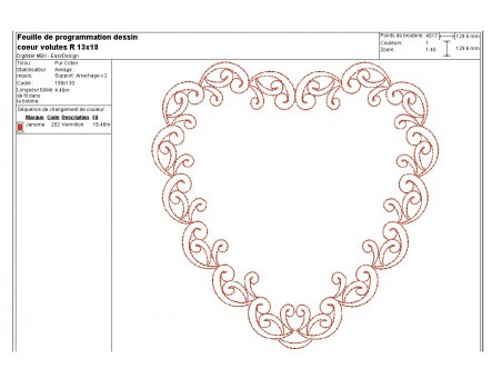 Instant download machine embroidery  heart