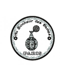 Au bonheur des dames n1  10x10 cm