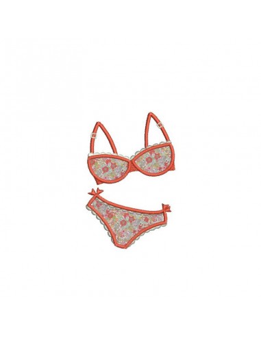 Instant download machine embroidery design Lingerie underwear