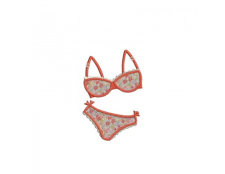 Instant download machine embroidery design Lingerie underwear